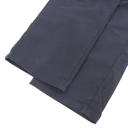 INCOTEX Garment-dyed cotton stretch jacquard slim tapered pants, men's, navy, 40
