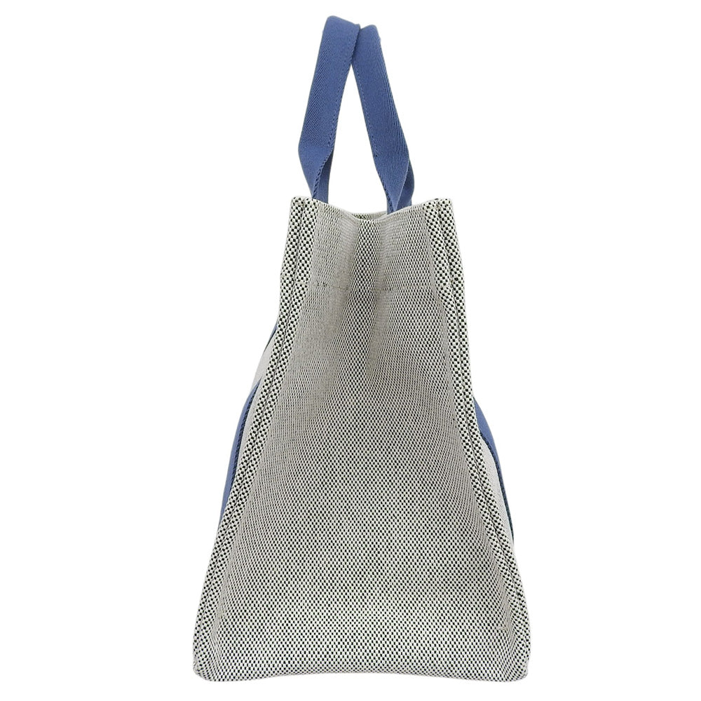 FRANCOIS RENIER フランソワレニエ Excellent-condition Blue Fonce square tote bag, women's, gray, FRLH2TH1 tote bag