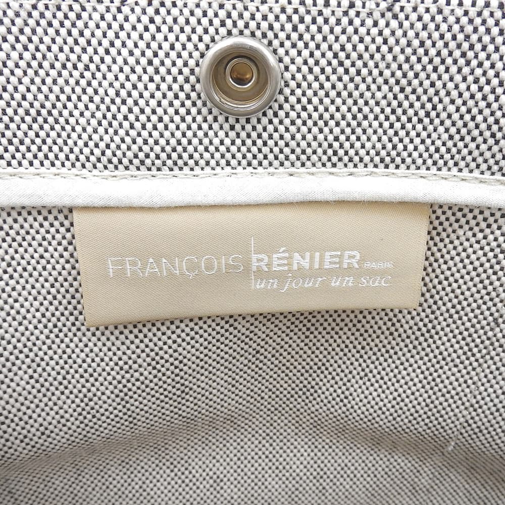 FRANCOIS RENIER フランソワレニエ 美品 BlueFonce スクエア トートバッグ レディース グレー系 FRLH2TH1 トートバッグ