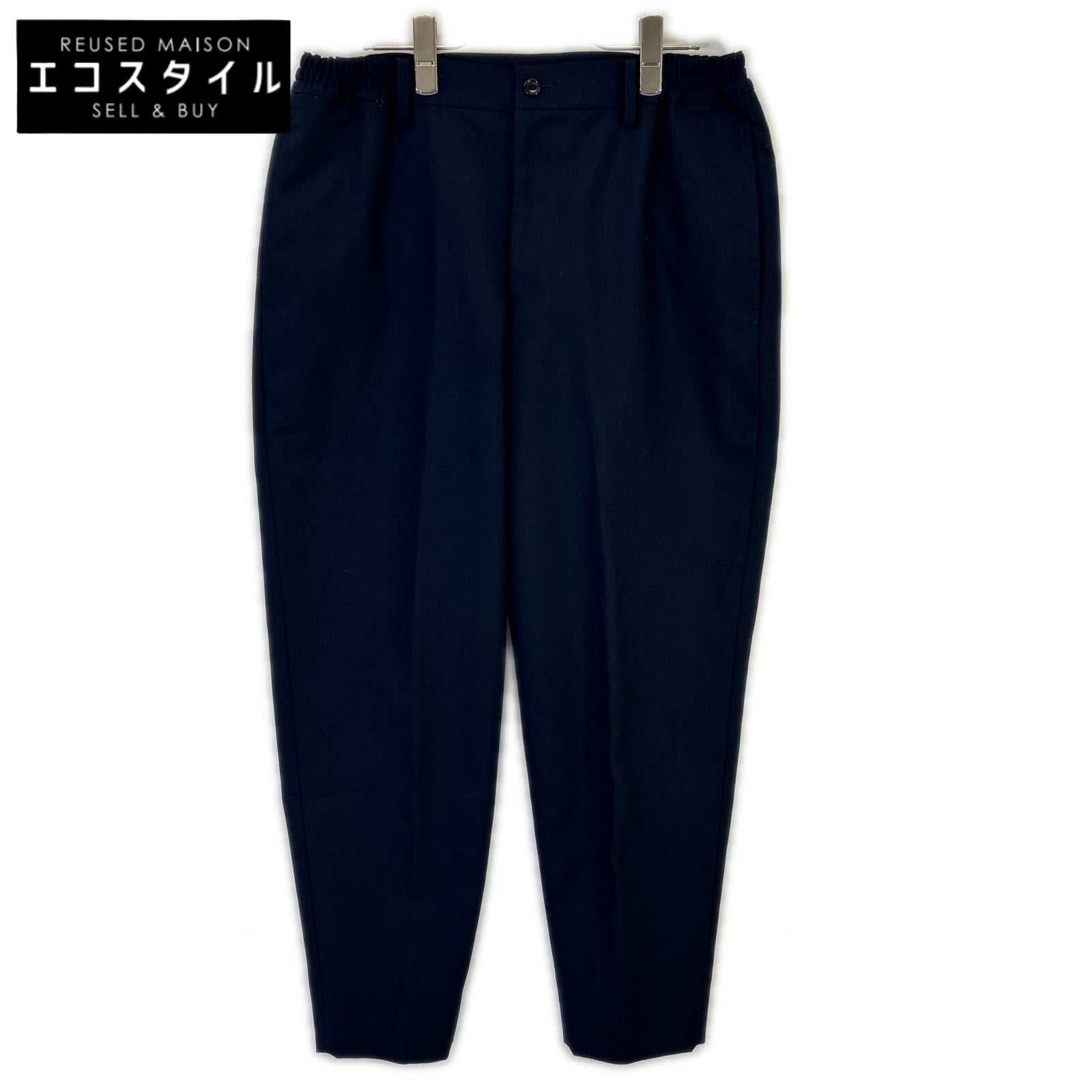 COMMEdesGARCONS HOMME DEUX コムデギャルソンオムドゥ DG-P042 ネイビー ウール スラックス ボトムス