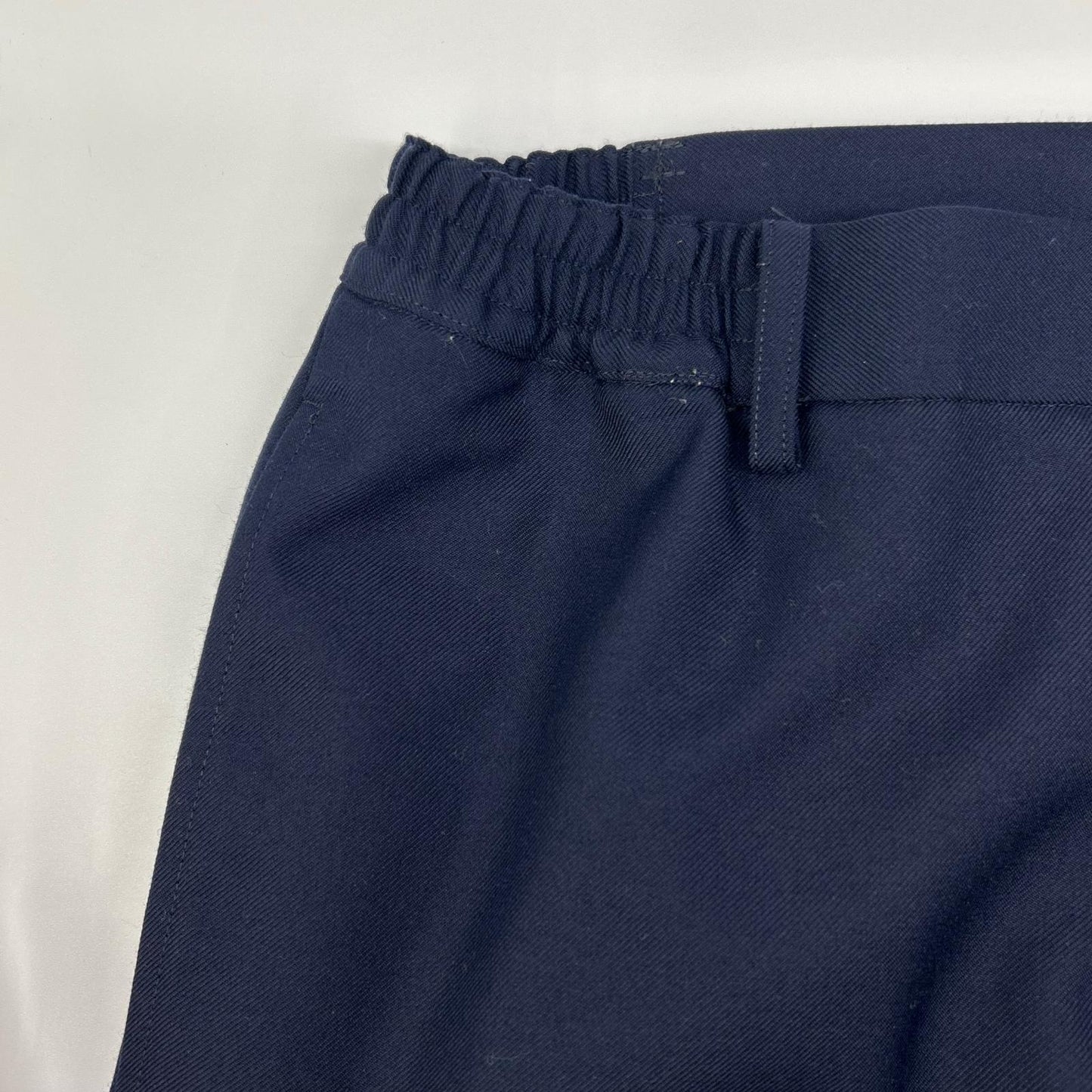 COMMEdesGARCONS HOMME DEUX 川久保玲男装支线 DG-P042 海军蓝 羊毛 西裤 下装