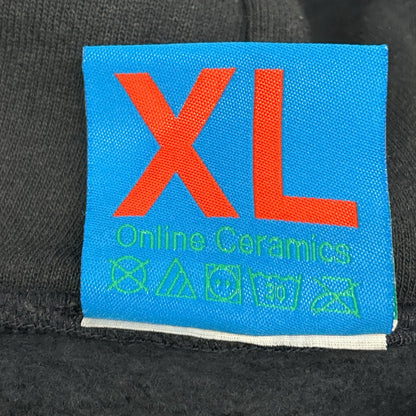 ONLINE CERAMICS オンラインセラミック ネイビー ロゴ パーカー トップス