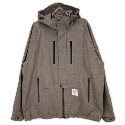 MR.GENTLEMAN Mr. Gentleman × fragment brown houndstooth mountain parka jacket