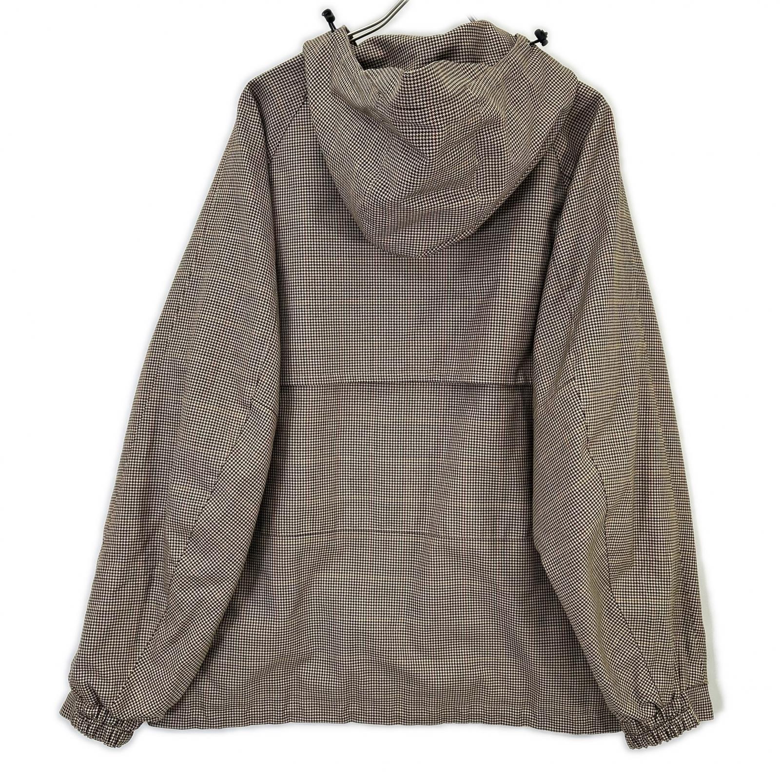 MR.GENTLEMAN Mr. Gentleman × fragment brown houndstooth mountain parka jacket