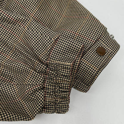 MR.GENTLEMAN Mr. Gentleman × fragment brown houndstooth mountain parka jacket