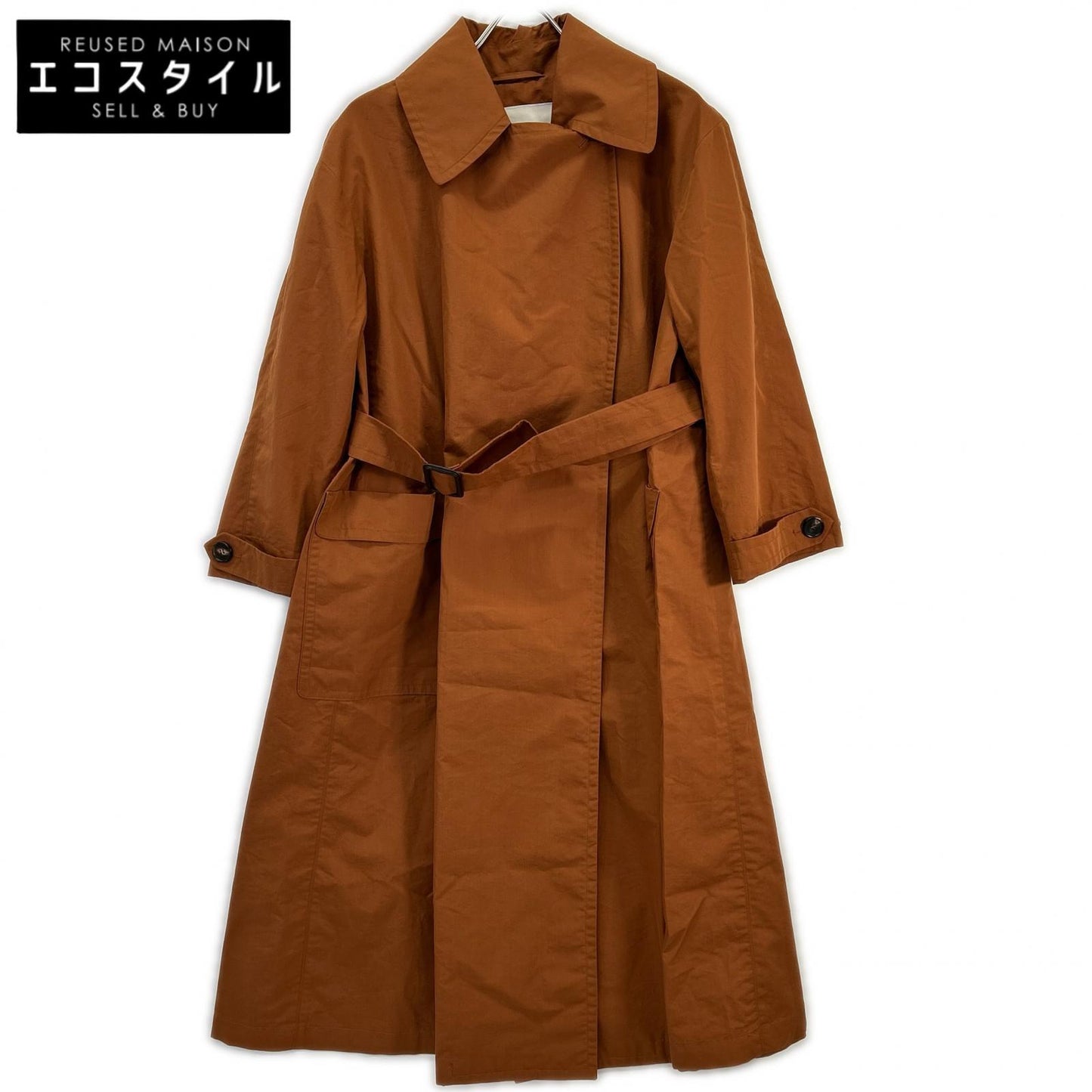 Max Mara マックスマーラ 【The Cube】902106076 テラコッタ トレンチコート コート