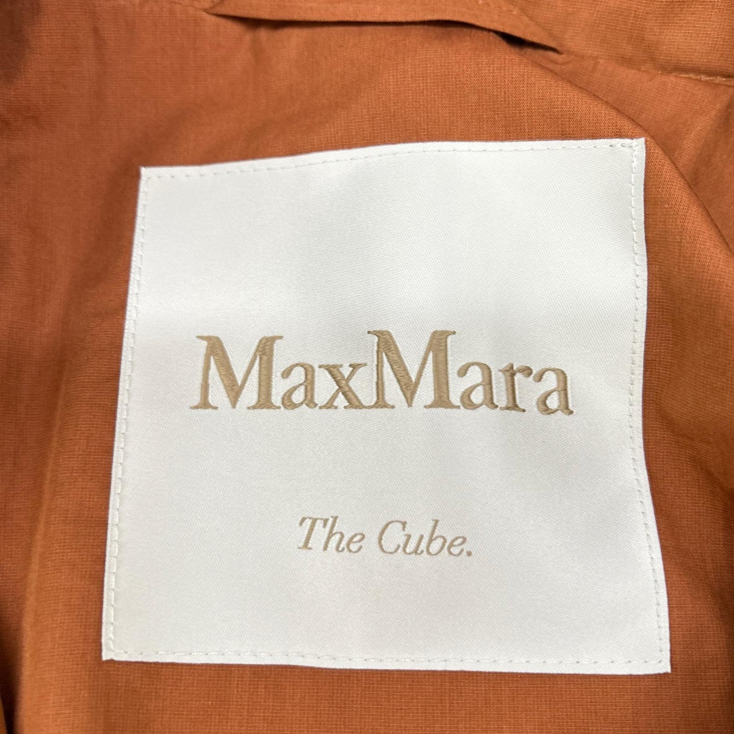 Max Mara マックスマーラ 【The Cube】902106076 テラコッタ トレンチコート コート