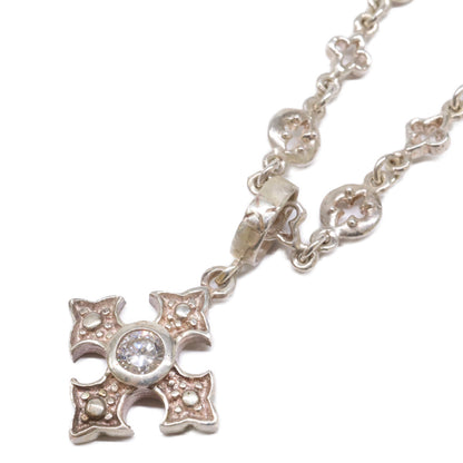 LoreeRodkin ローリーロドキン 925 LARGE FANCY CROSS ファンシー クロス ペンダント・MIXED GOTHIC LINK CHAIN ゴシック リンク チェーン ネックレス