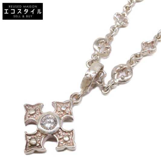 LoreeRodkin ローリーロドキン 925 LARGE FANCY CROSS ファンシー クロス ペンダント・MIXED GOTHIC LINK CHAIN ゴシック リンク チェーン ネックレス