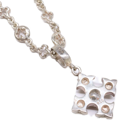 LoreeRodkin ローリーロドキン 925 LARGE FANCY CROSS ファンシー クロス ペンダント・MIXED GOTHIC LINK CHAIN ゴシック リンク チェーン ネックレス