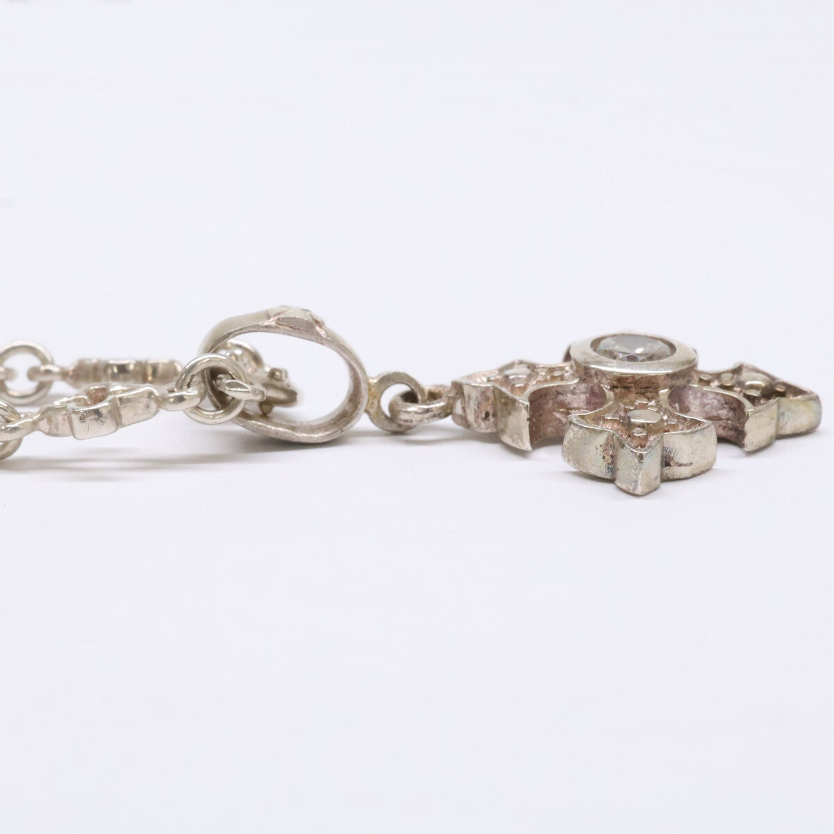 LoreeRodkin ローリーロドキン 925 LARGE FANCY CROSS ファンシー クロス ペンダント・MIXED GOTHIC LINK CHAIN ゴシック リンク チェーン ネックレス