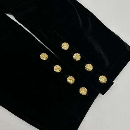 POLO RALPH LAUREN ポロ ラルフローレン ブラック ベルベット タートルネック セーター トップス