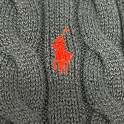 POLO RALPH LAUREN ポロ ラルフローレン ネイビー ケーブル コットン セーター トップス