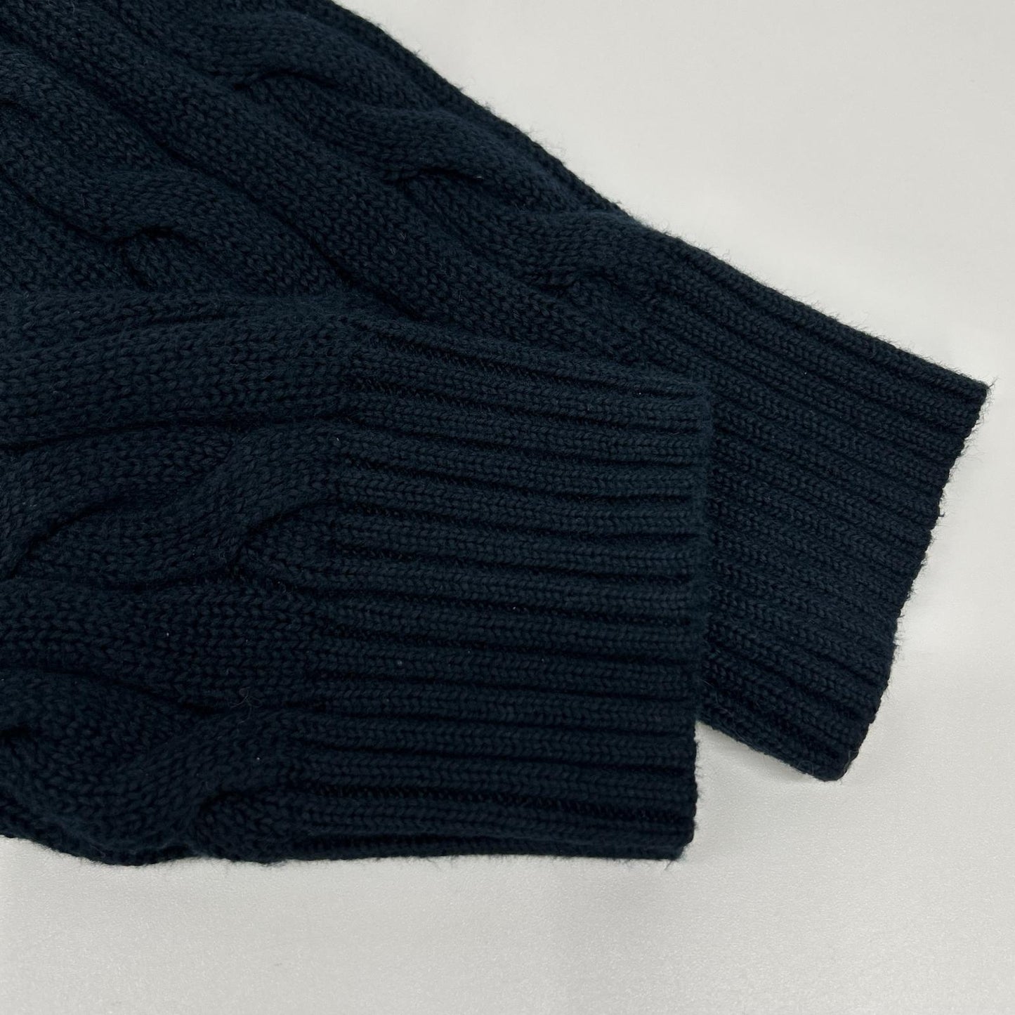 POLO RALPH LAUREN ポロ ラルフローレン ネイビー ケーブル コットン セーター トップス