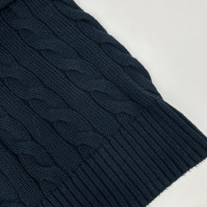 POLO RALPH LAUREN ポロ ラルフローレン ネイビー ケーブル コットン セーター トップス