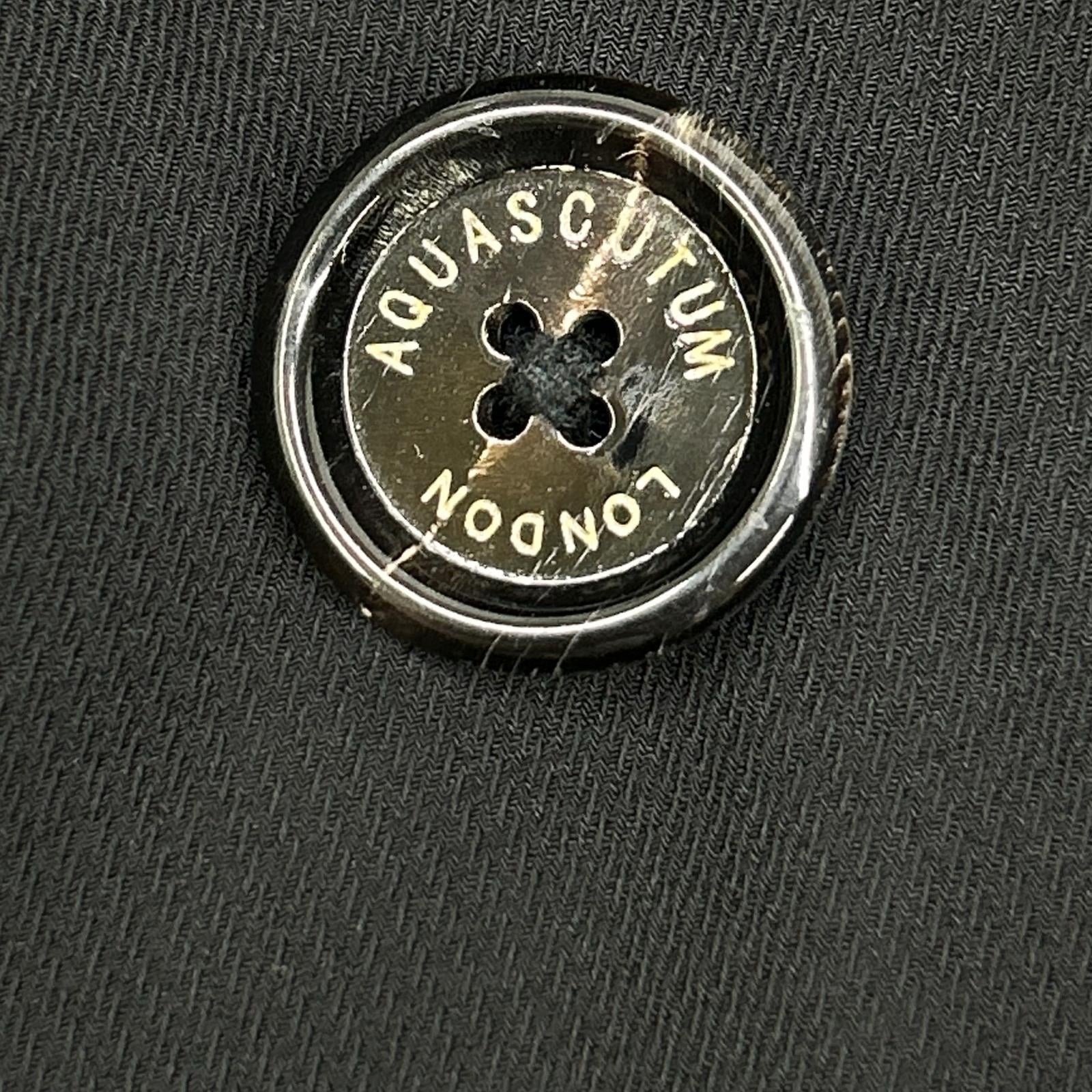 Aquascutum アクアスキュータム ブラック ベルト付き コート コート