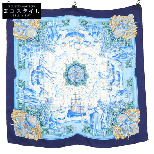HERMES エルメス AZVLEJOS シルク カレ90 スカーフ