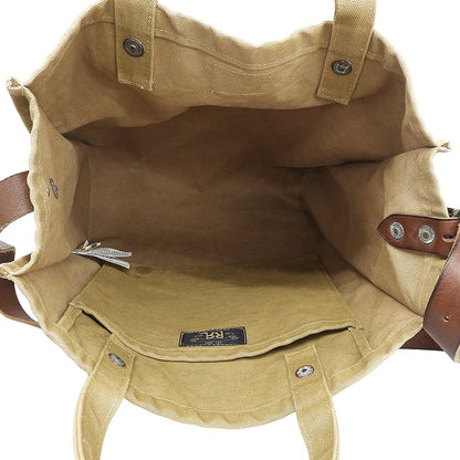 RRL ダブルアールエル 美品 キャンバス カーペンター 2WAY トートバッグ メンズ ベージュ トートバッグ