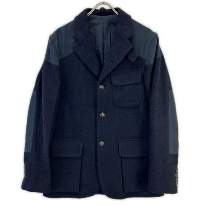 NIGEL CABOURN ナイジェルケーボン 8081180006 ネイビー ×ハリスツイード マロリージャケット ジャケット