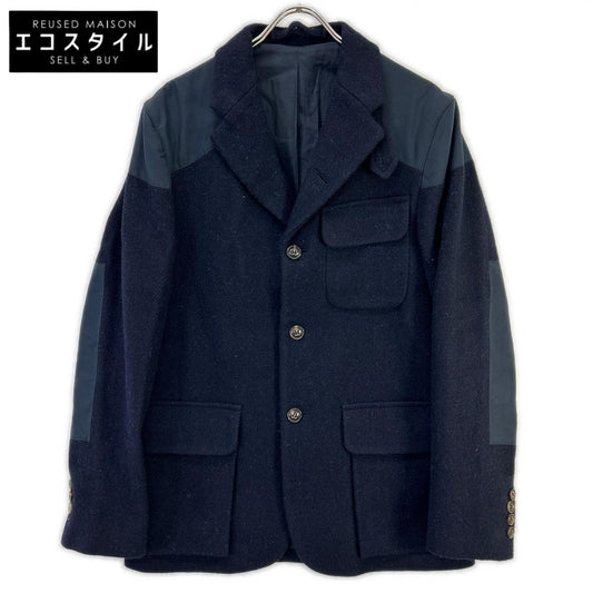NIGEL CABOURN ナイジェルケーボン 8081180006 ネイビー ×ハリスツイード マロリージャケット ジャケット