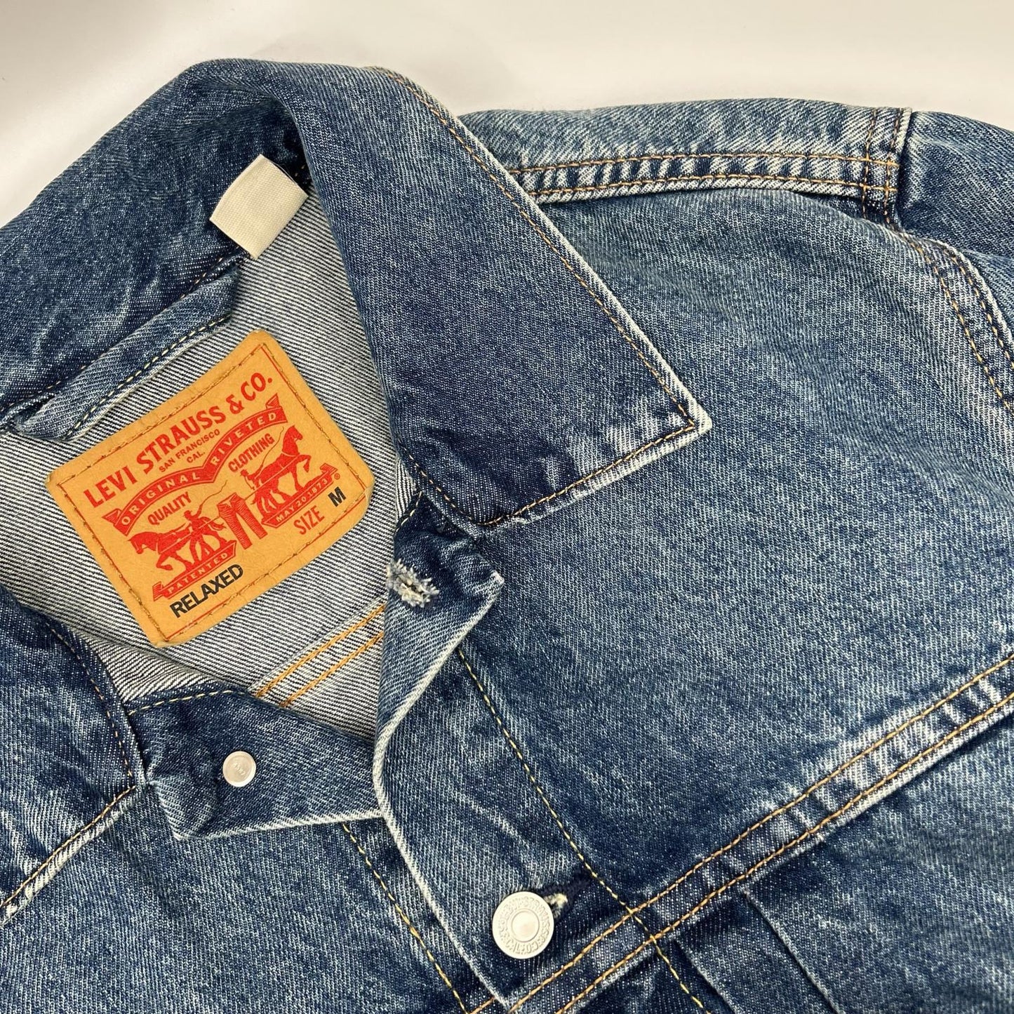 LEVI'S リーバイス ブルー TYPE II デニム トラッカージャケット ジャケット