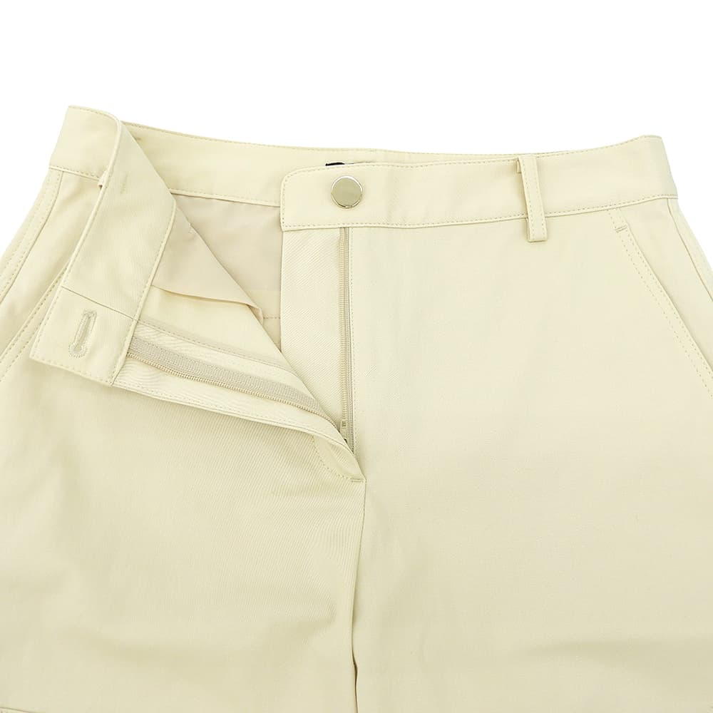 Theory セオリー 美品 コットン カーペンターパンツ ボトムス レディース ベージュ 0 ボトムス