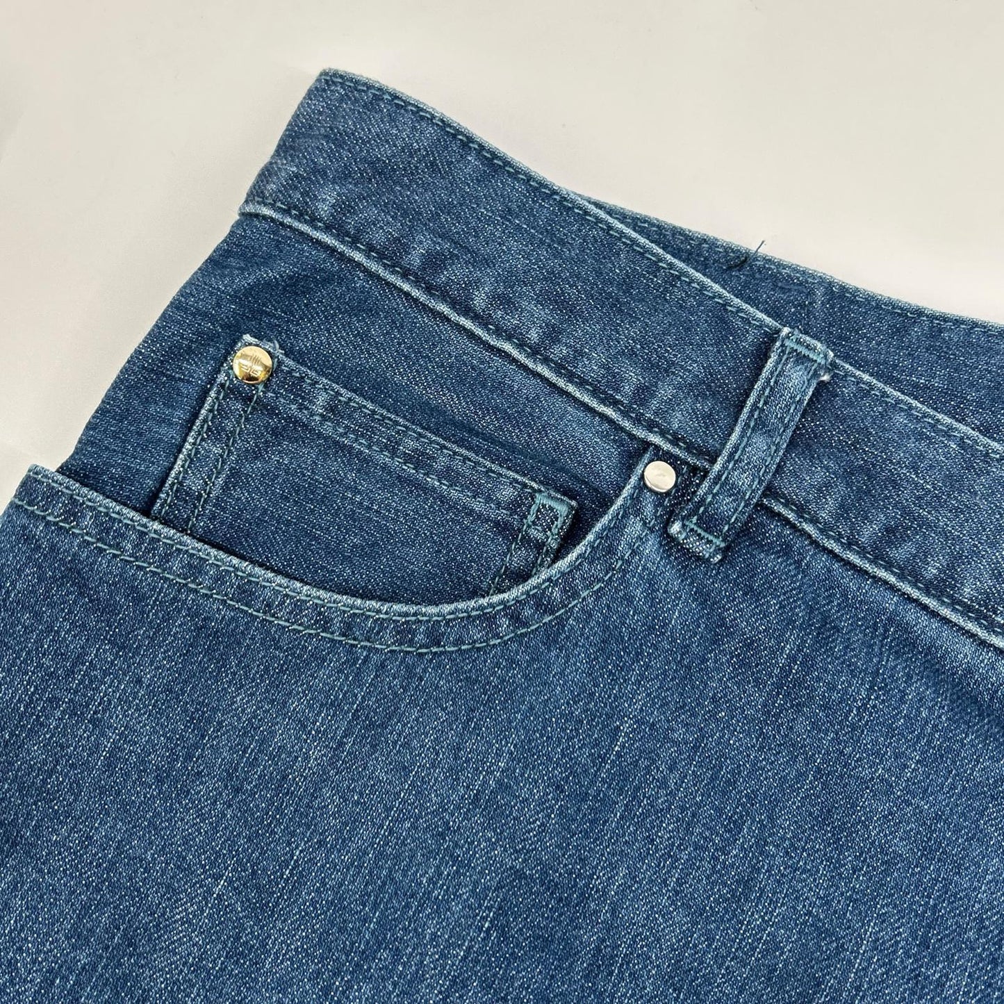 LANVIN COLLECTION ランバンコレクション インディゴブルー セルビッチ デニム ボトムス
