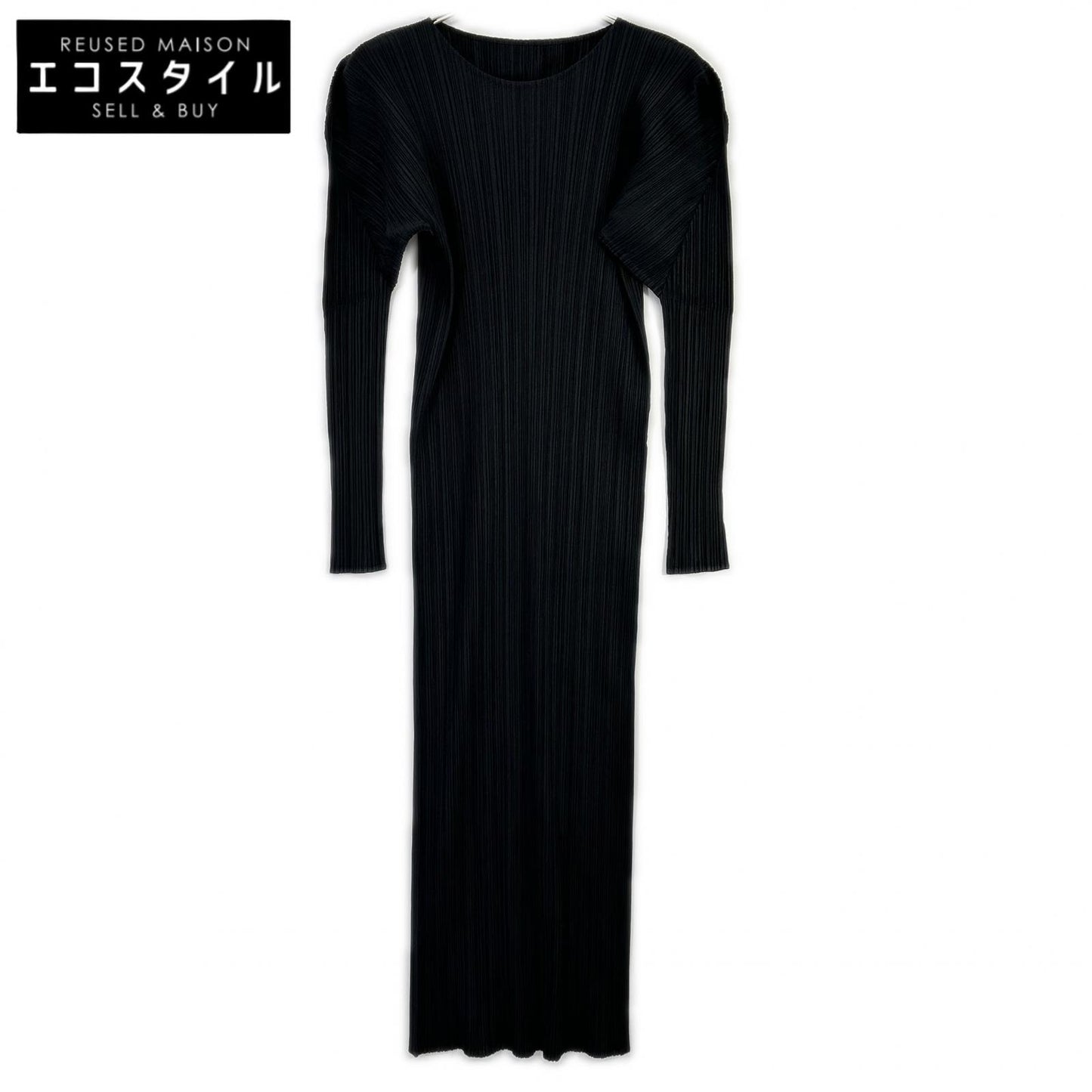 PLEATS PLEASE プリーツプリーズ PP79JH464 ブラック マキシ丈 ワンピース ワンピース