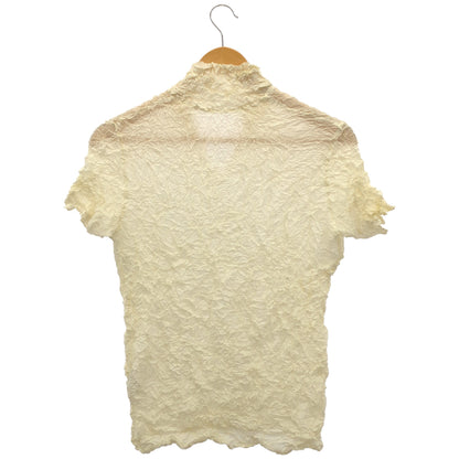 ISSEY MIYAKE イッセイミヤケ IM94-FJ629 アイボリー しわ加工 カットソー トップス