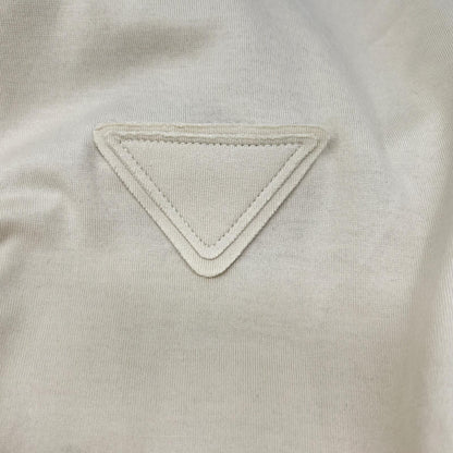 PRADA プラダ 23SS UJN852 ベージュ系 トライアングルロゴ Tシャツ トップス