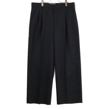 LOEWE ロエベ 【美品/国内正規】HSM1Y04W60 ストライプ ウール ワイド スラックス ボトムス