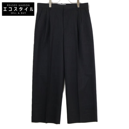 LOEWE ロエベ 【美品/国内正規】HSM1Y04W60 ストライプ ウール ワイド スラックス ボトムス