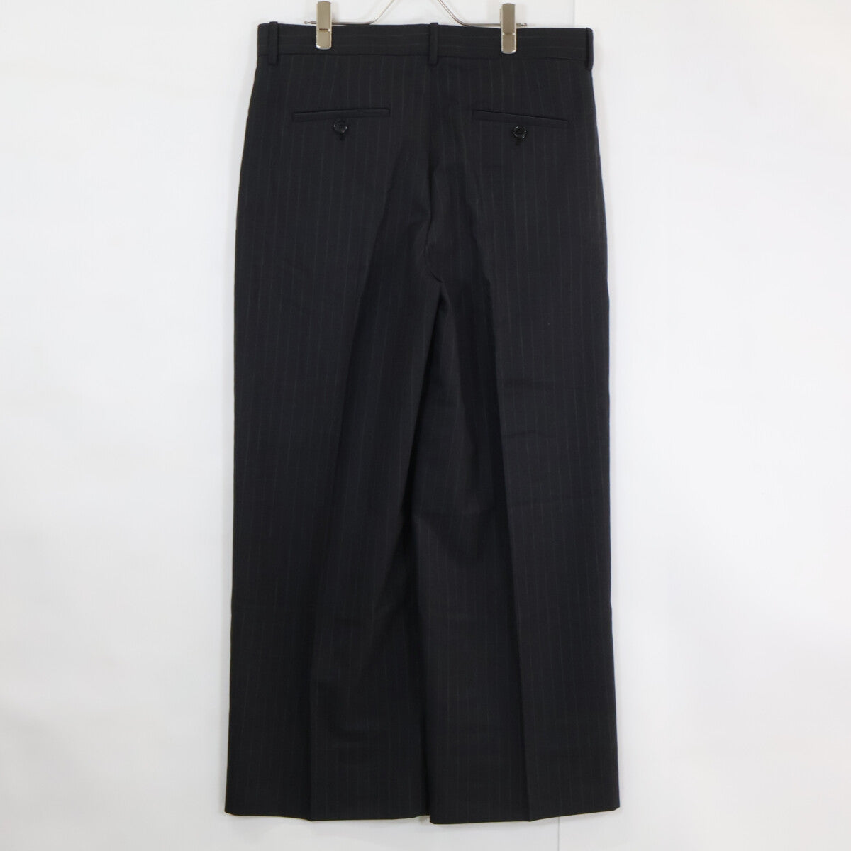 LOEWE ロエベ 【美品/国内正規】HSM1Y04W60 ストライプ ウール ワイド スラックス ボトムス