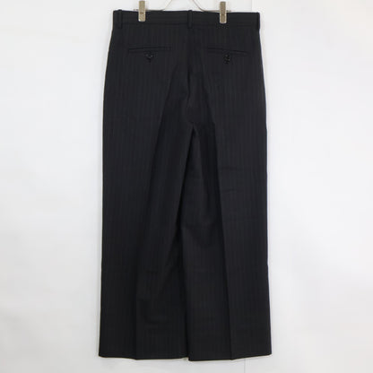 LOEWE ロエベ 【美品/国内正規】HSM1Y04W60 ストライプ ウール ワイド スラックス ボトムス