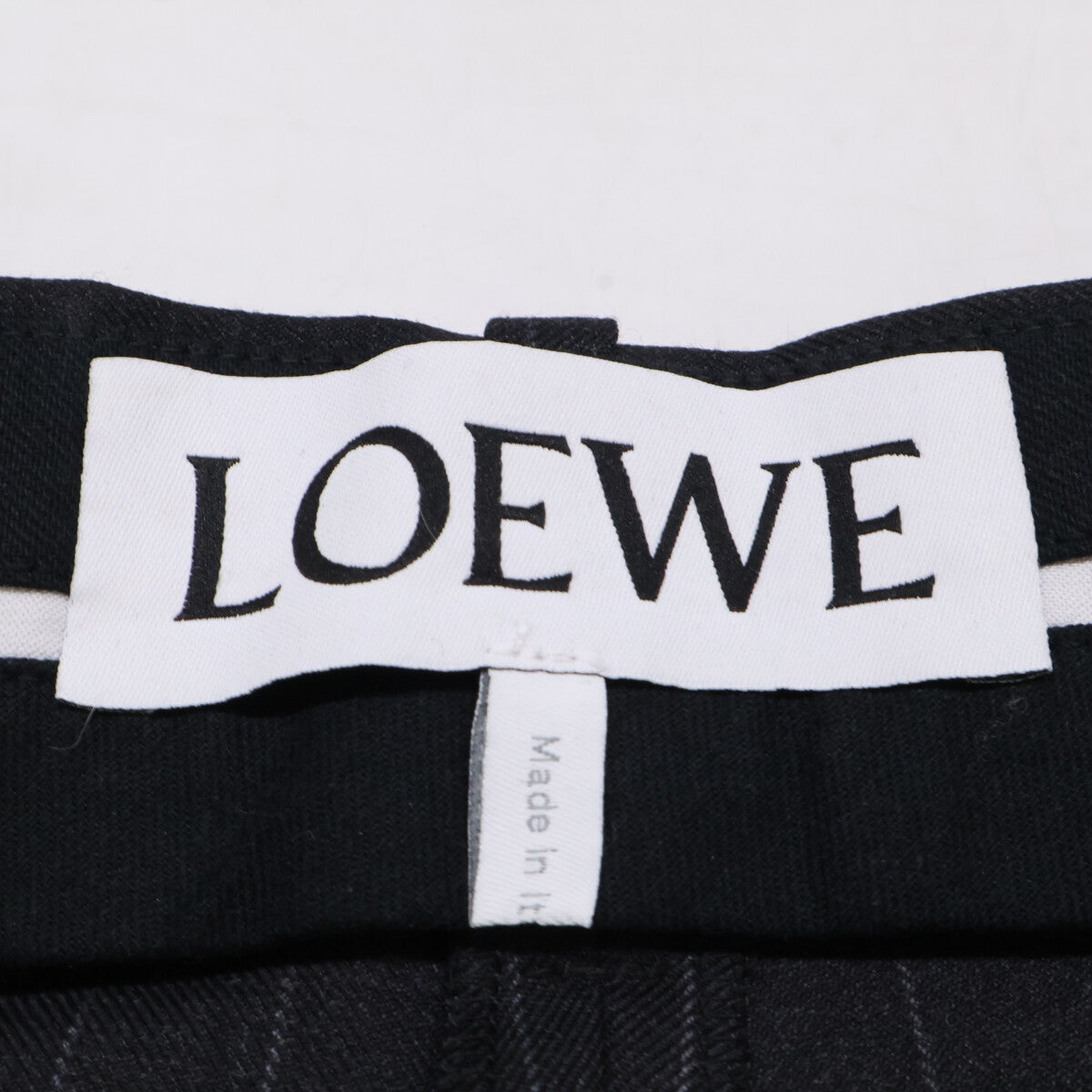 LOEWE ロエベ 【美品/国内正規】HSM1Y04W60 ストライプ ウール ワイド スラックス ボトムス