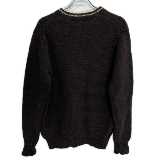 COMME des GARÇONS HOMME Comme des Garçons Homme AD2004 Brown Crew-Neck Knit Top