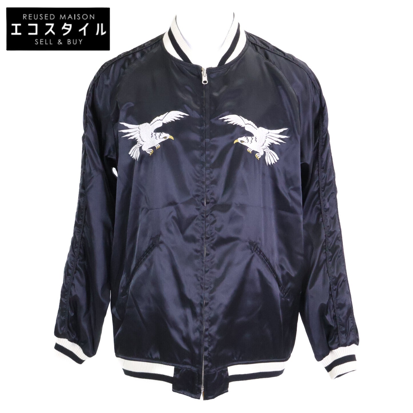 stussy ステューシー 【美品】渋谷PARCO 5周年記念 リバーシブル スカジャン ジャケット