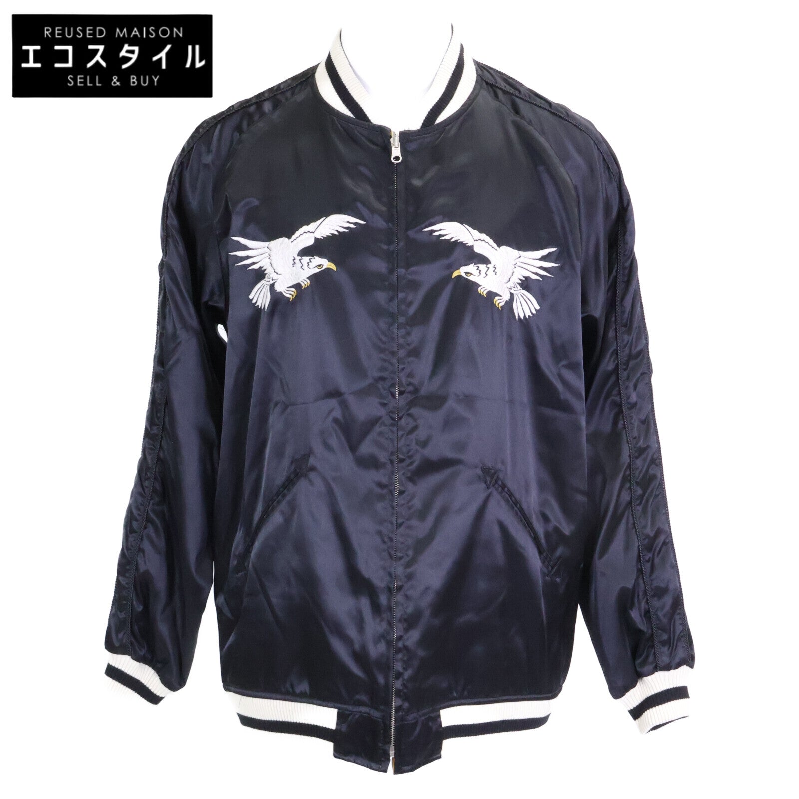stussy ステューシー 【美品】渋谷PARCO 5周年記念 リバーシブル スカジャン ジャケット