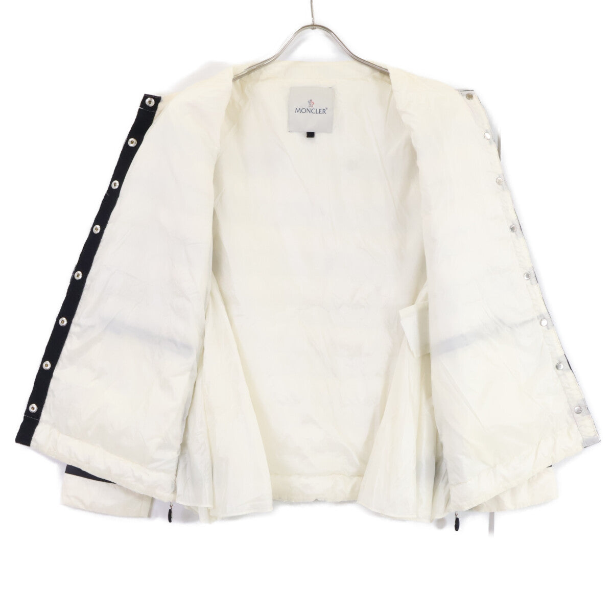 MONCLER モンクレール YUKIYO ボーダー ノーカラー ライトダウンジャケット ジャケット