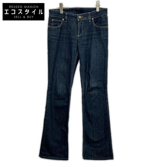GUCCI グッチ 166643 インディゴ デニムパンツ　2006年　フレア ボトムス