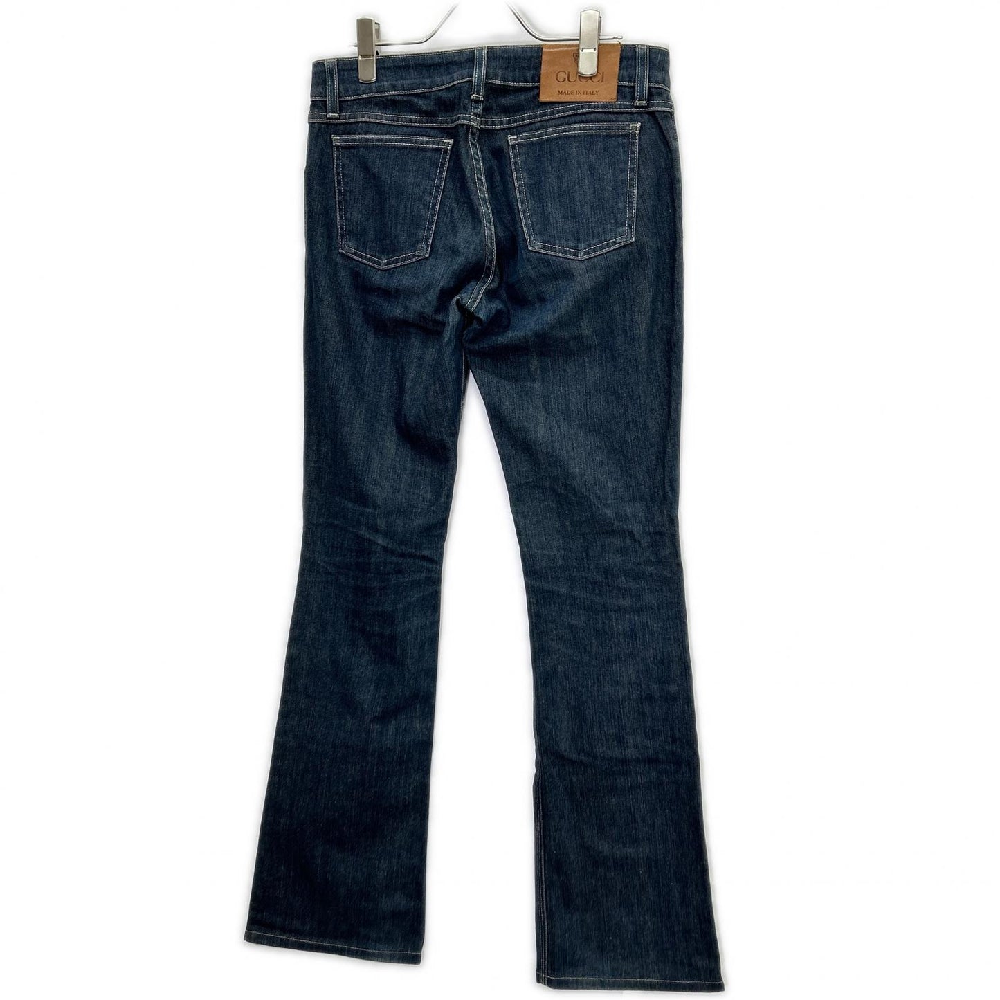 GUCCI グッチ 166643 インディゴ デニムパンツ　2006年　フレア ボトムス