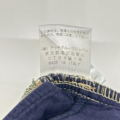 GUCCI グッチ 166643 インディゴ デニムパンツ　2006年　フレア ボトムス