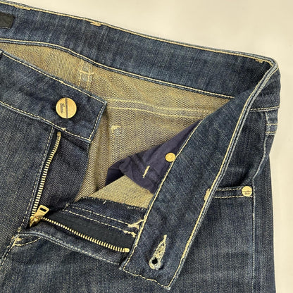 GUCCI グッチ 166643 インディゴ デニムパンツ　2006年　フレア ボトムス