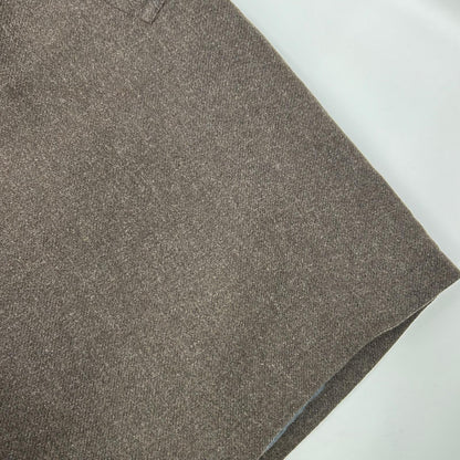 E.Z BY ZEGNA イージーバイゼニア ブラウン ラムウール シングルボタン コート コート