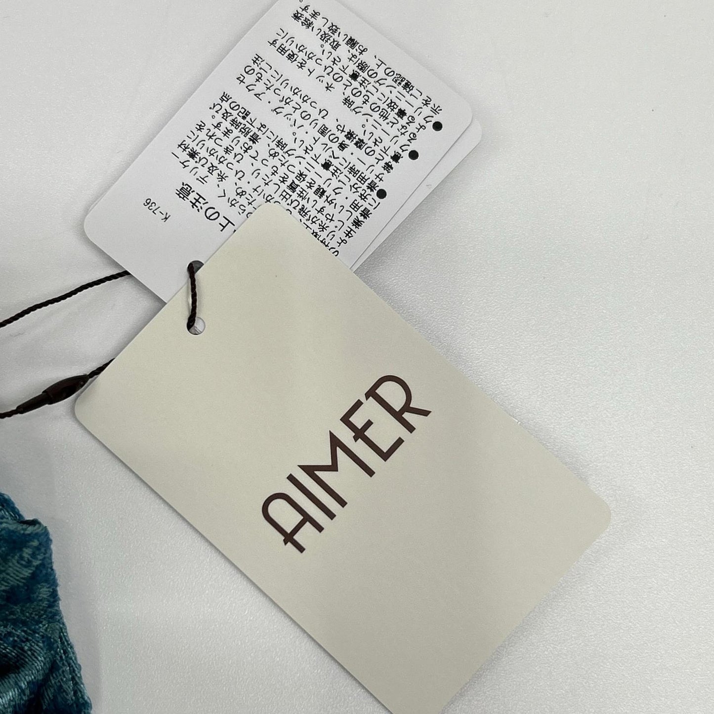 aimer エメ 新品未使用 ジャガード ノースリーブカラーロングドレス ワンピース
