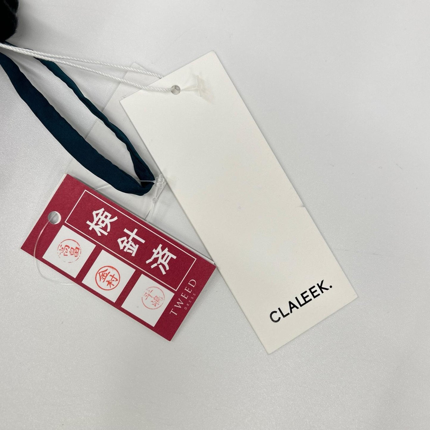 CLALEEK クラリーク 新品未使用 Vネック サテン ノースリーブドレス ワンピース