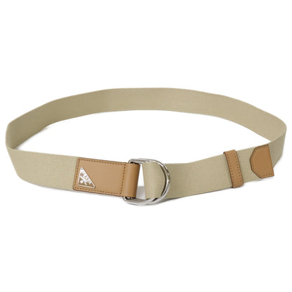 PRADA プラダ 【美品】2CN028 トライアングルロゴプレート キャンバス ベルト