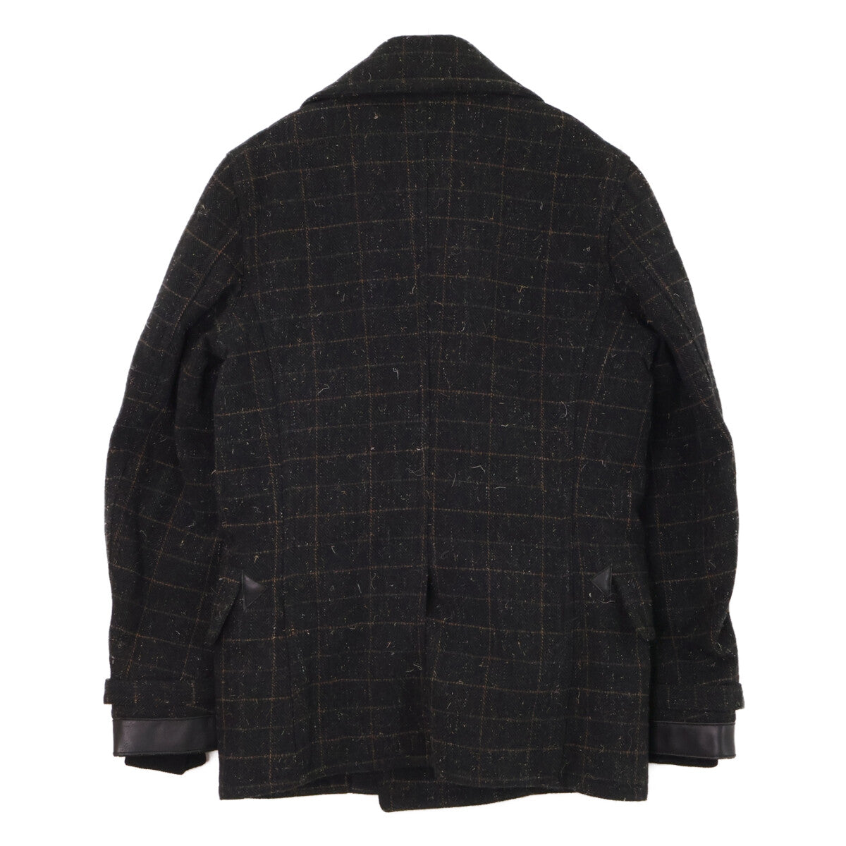NIGEL CABOURN ナイジェルケーボン 8080000002 MILITARY PEA COAT チェック ミリタリー ピー コート
