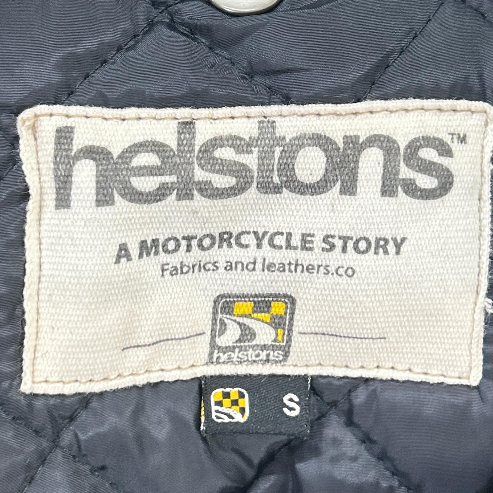 helstons ヘルストン ブラック レザー ジャケット ジャケット