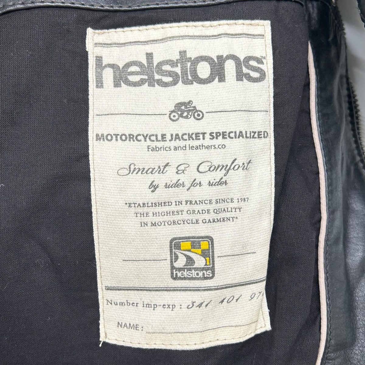 helstons Helstons black leather jacket jacket